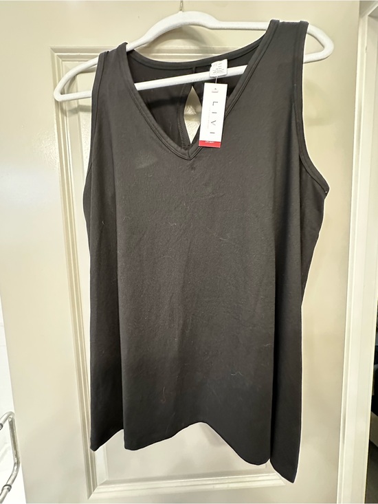 Lane Bryant Tops - Lane Bryant Black V-Neck Sleeveless Tank